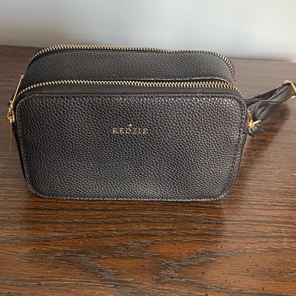 Black Kedzie Crossbody Bag
